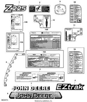 john deere z225 wiring diagram