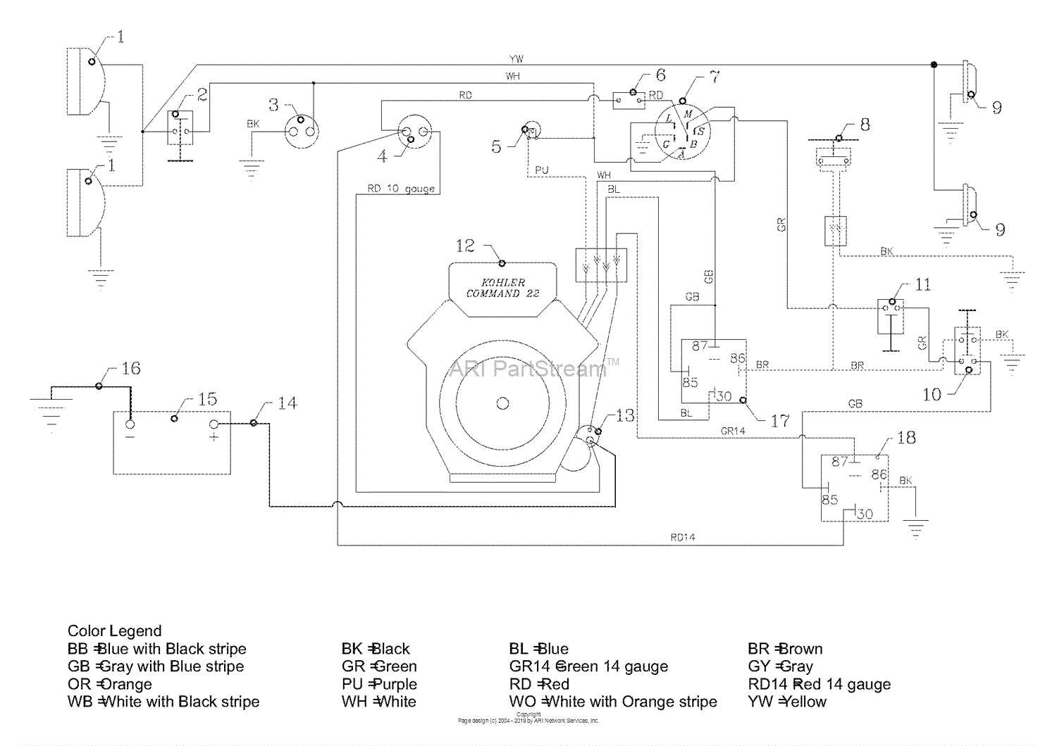 kubota ignition switch wiring diagram