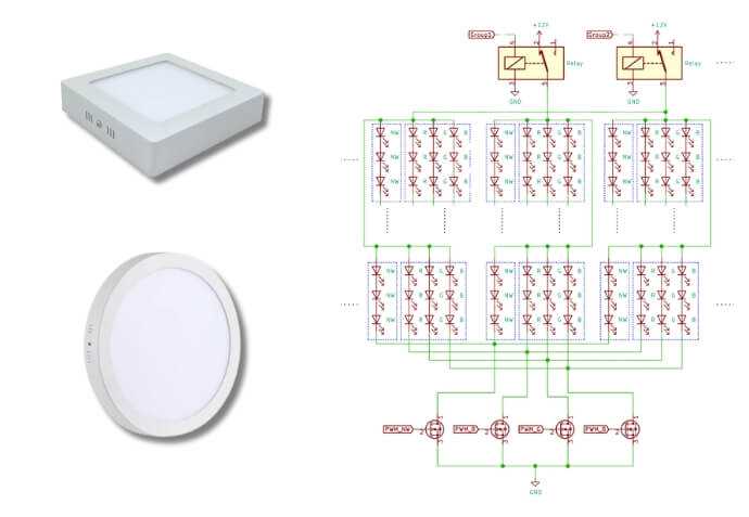 led high bay light wiring diagram