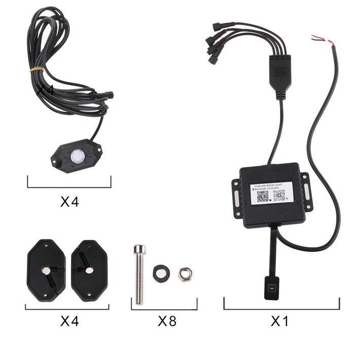 led rock light wiring diagram