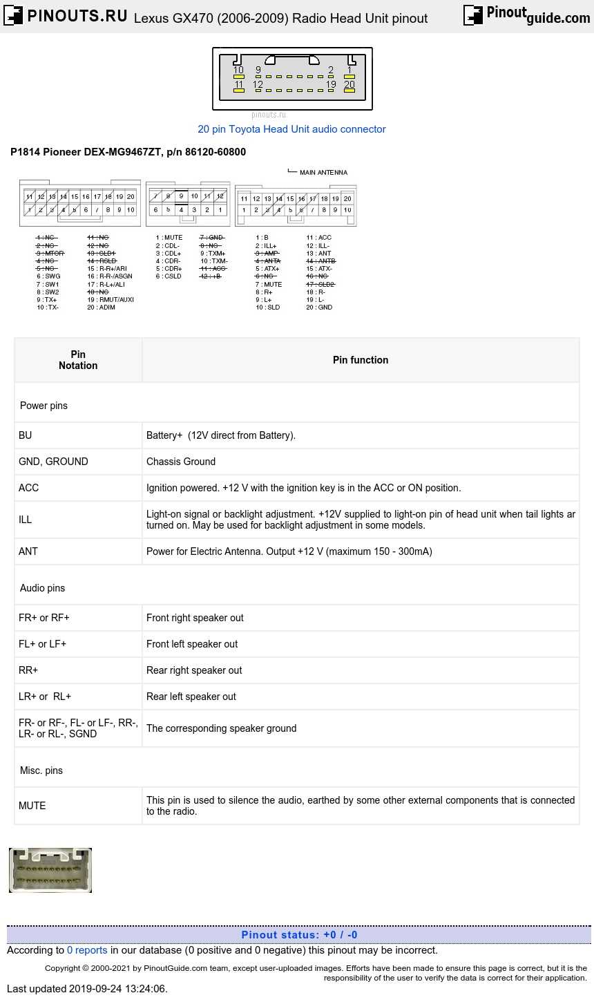 lexus radio wiring diagram