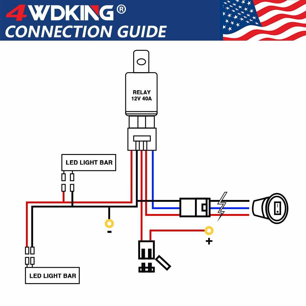 light bar wiring diagram with relay