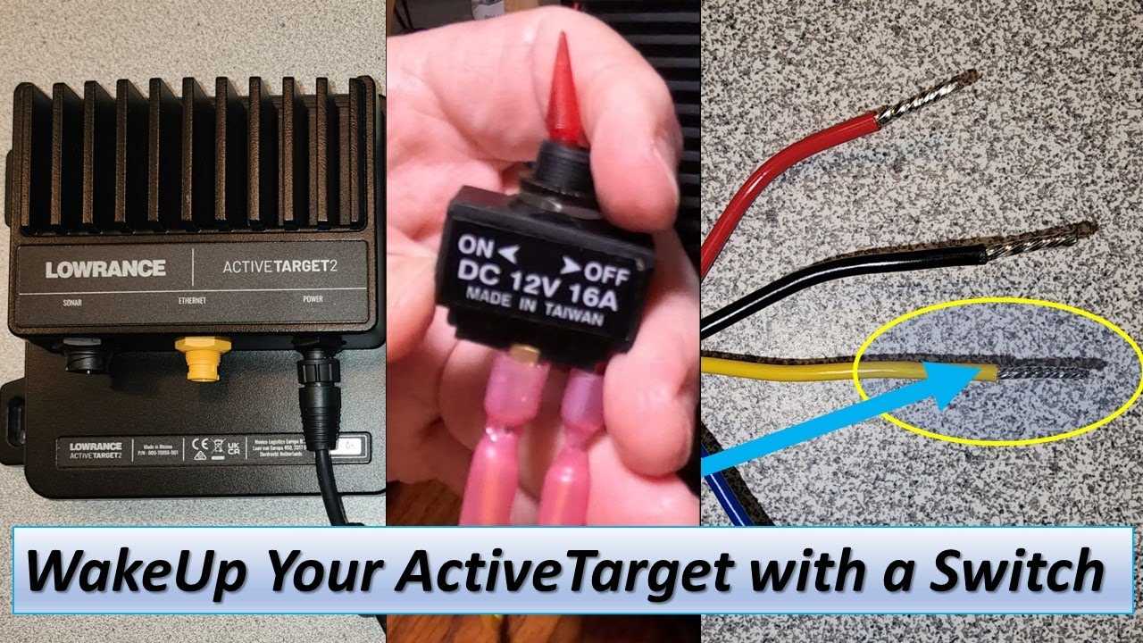 lowrance active target wiring diagram