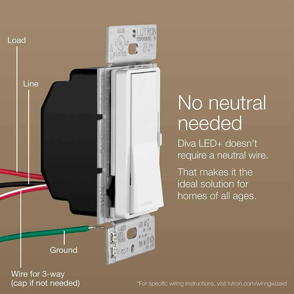 lutron dimmer wiring diagram 2 way