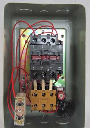 magnetic starter wiring diagram