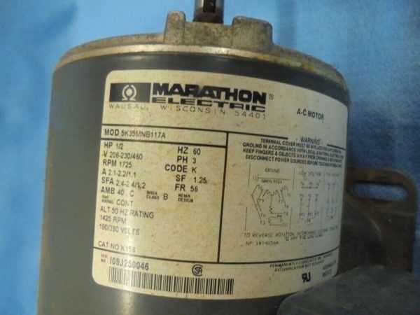 marathon electric motors wiring diagram