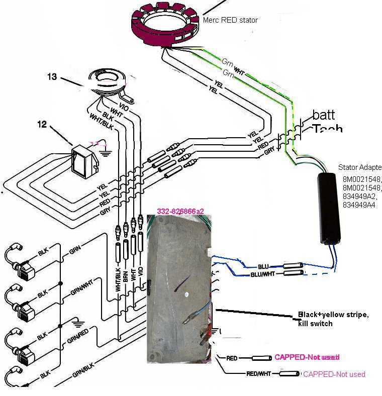 mercury control box wiring diagram