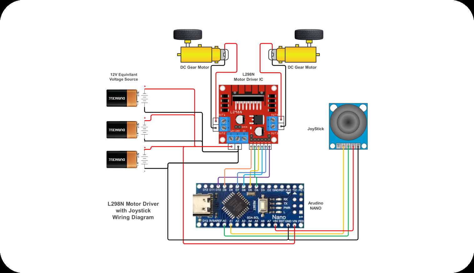 motor wiring connection diagram