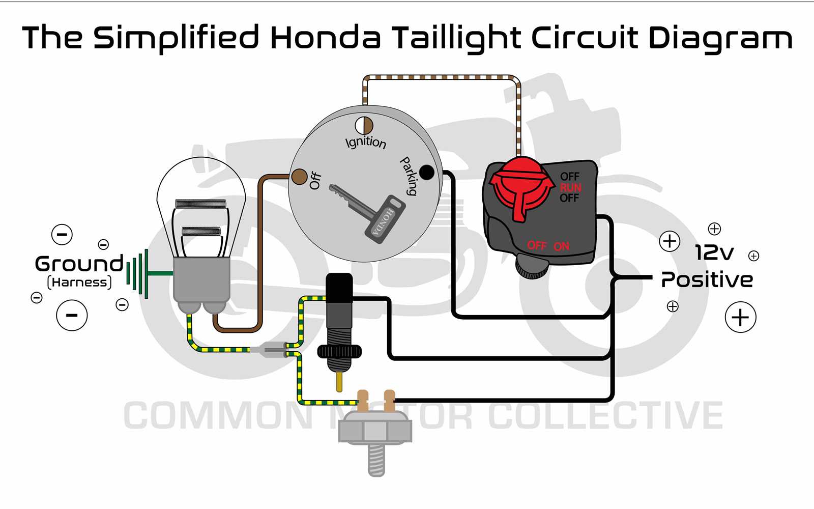 motorcycle brake light wiring diagram