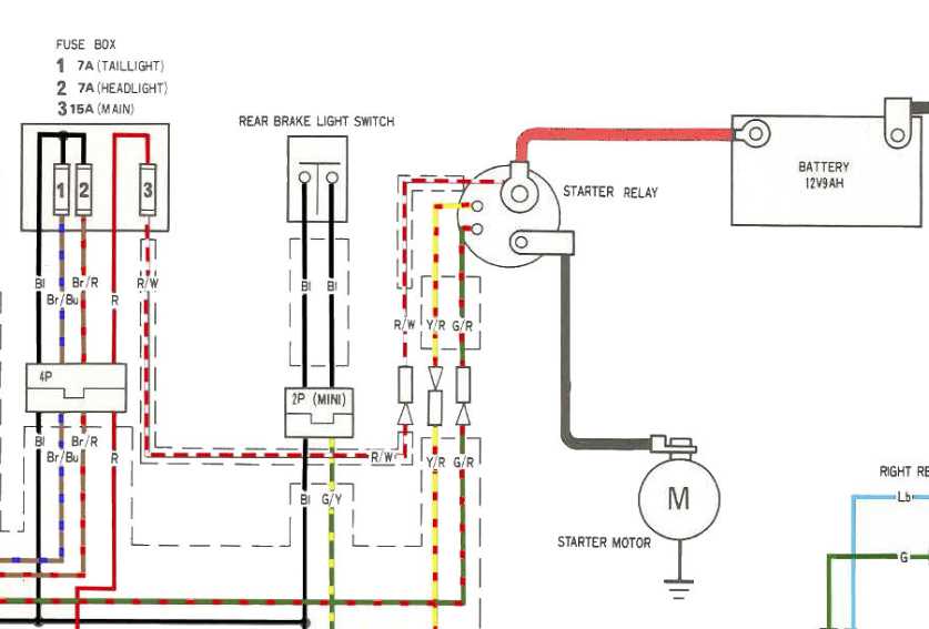 motorcycle starter solenoid wiring diagram