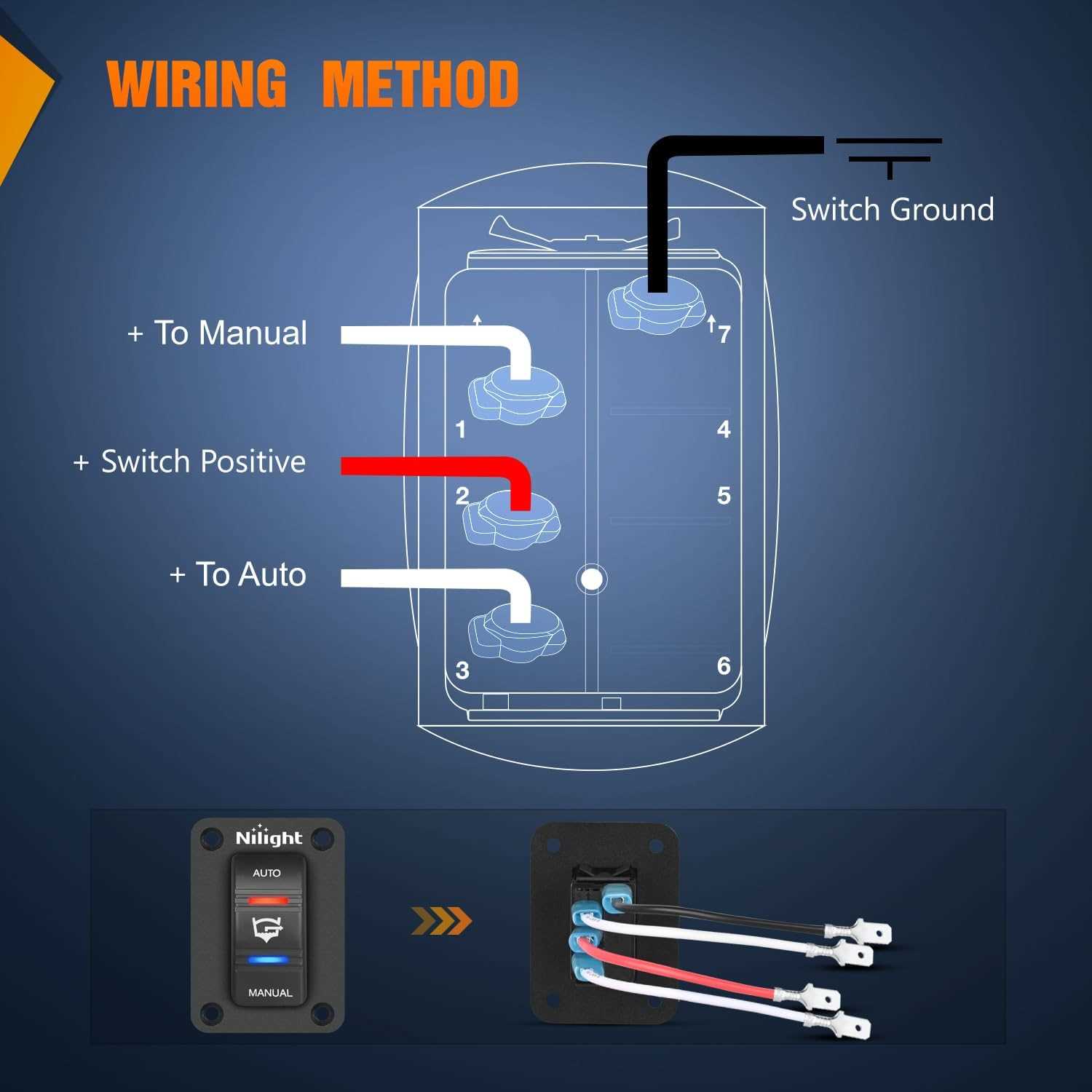 nilight 5 pin rocker switch wiring diagram