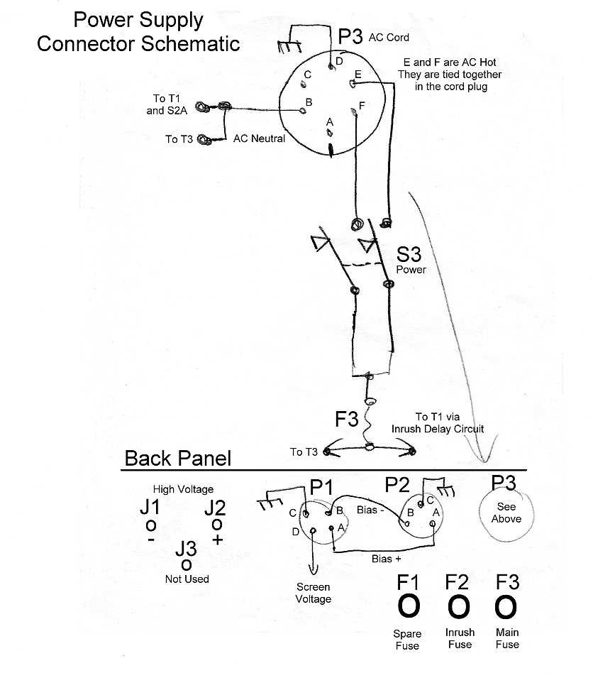 power plug wiring diagram