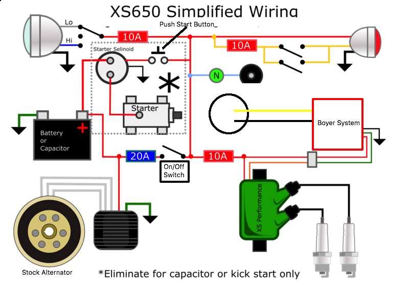 push start button wiring diagram