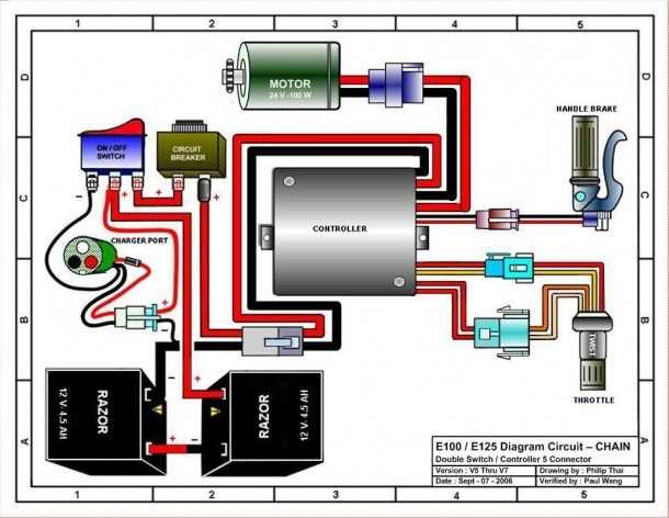 razor e300 wiring diagram