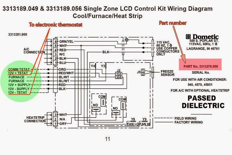 rv ac thermostat wiring diagram