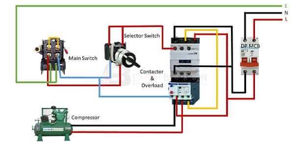 selector switch 3 position wiring diagram