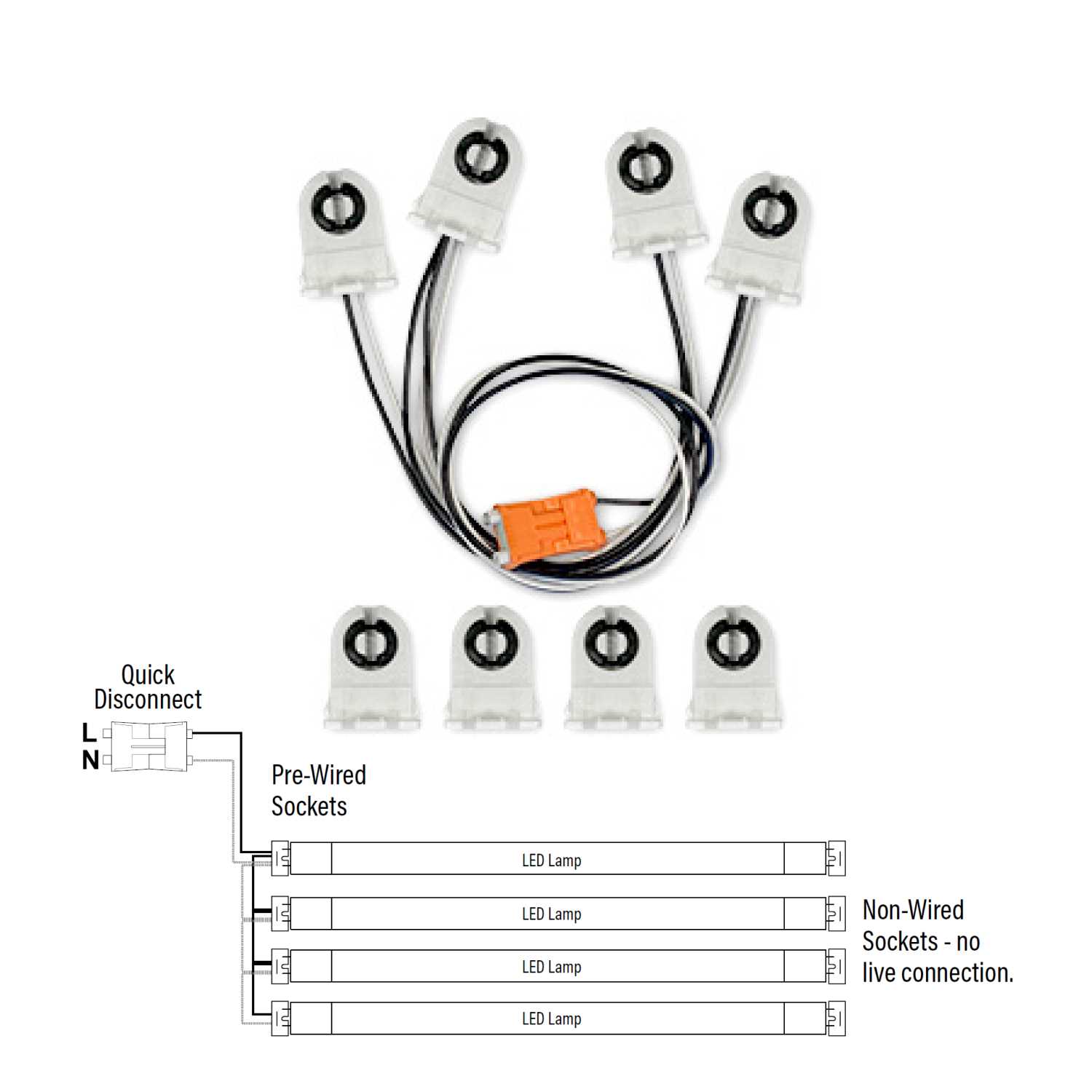 single ended led tube wiring diagram