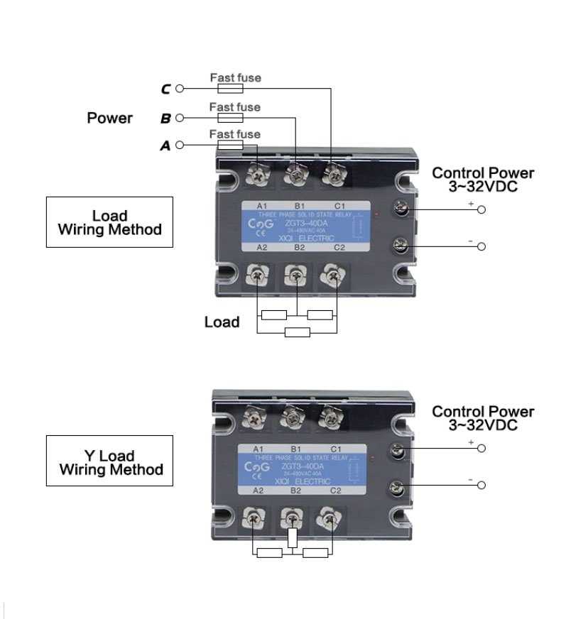 solid state relay wiring diagram