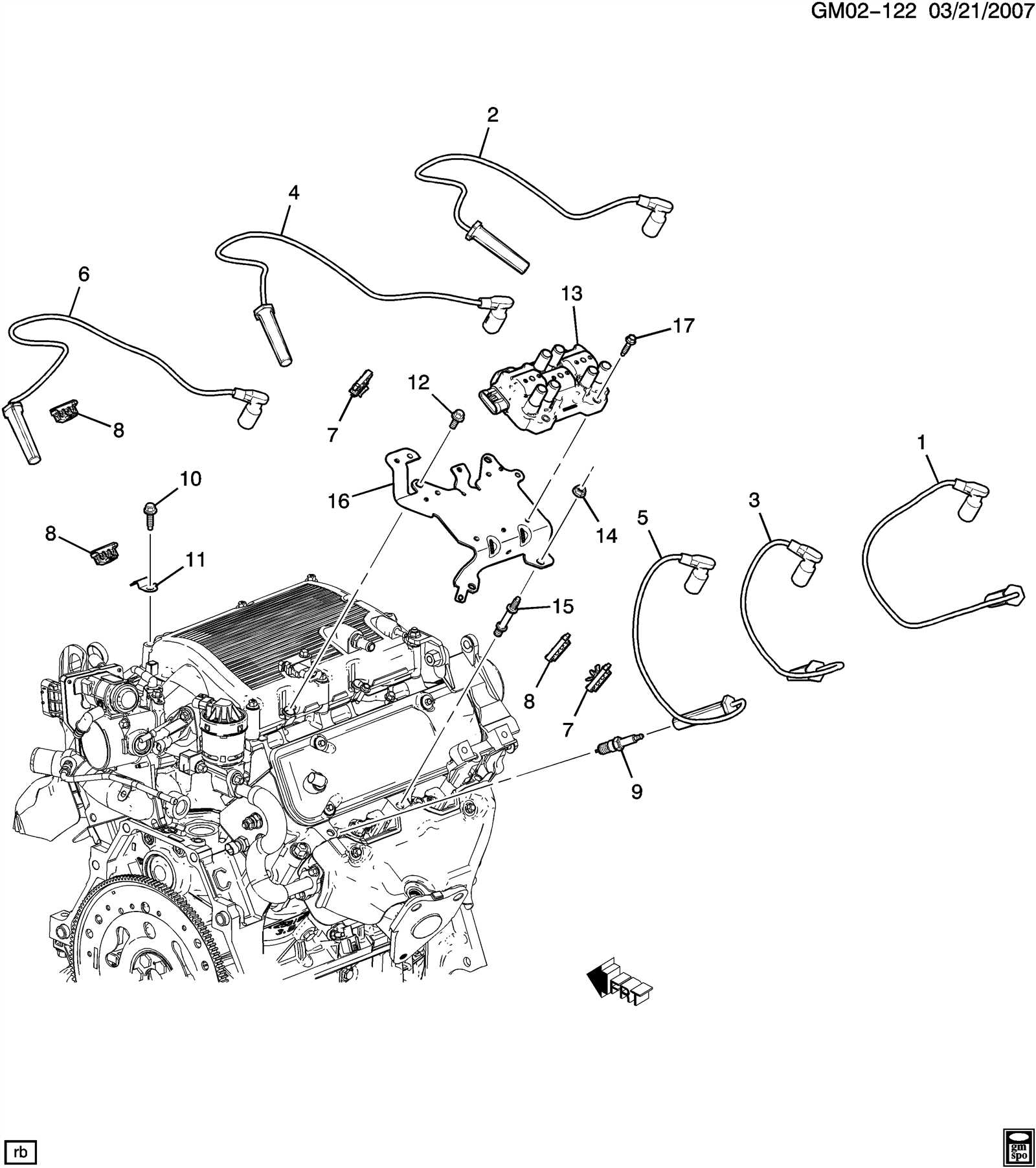 spark plug wiring diagram