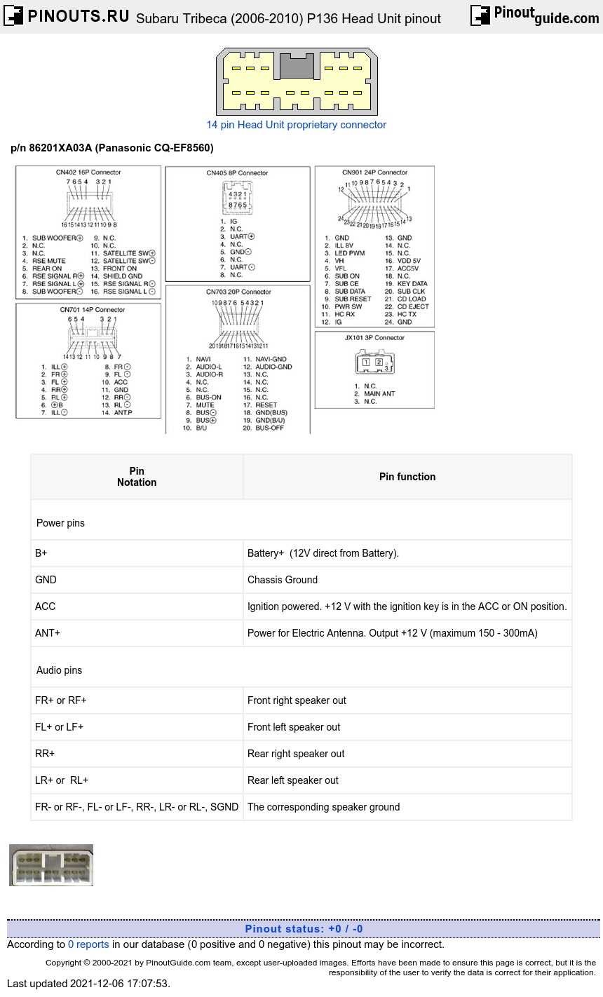 stereo subaru radio wiring diagram