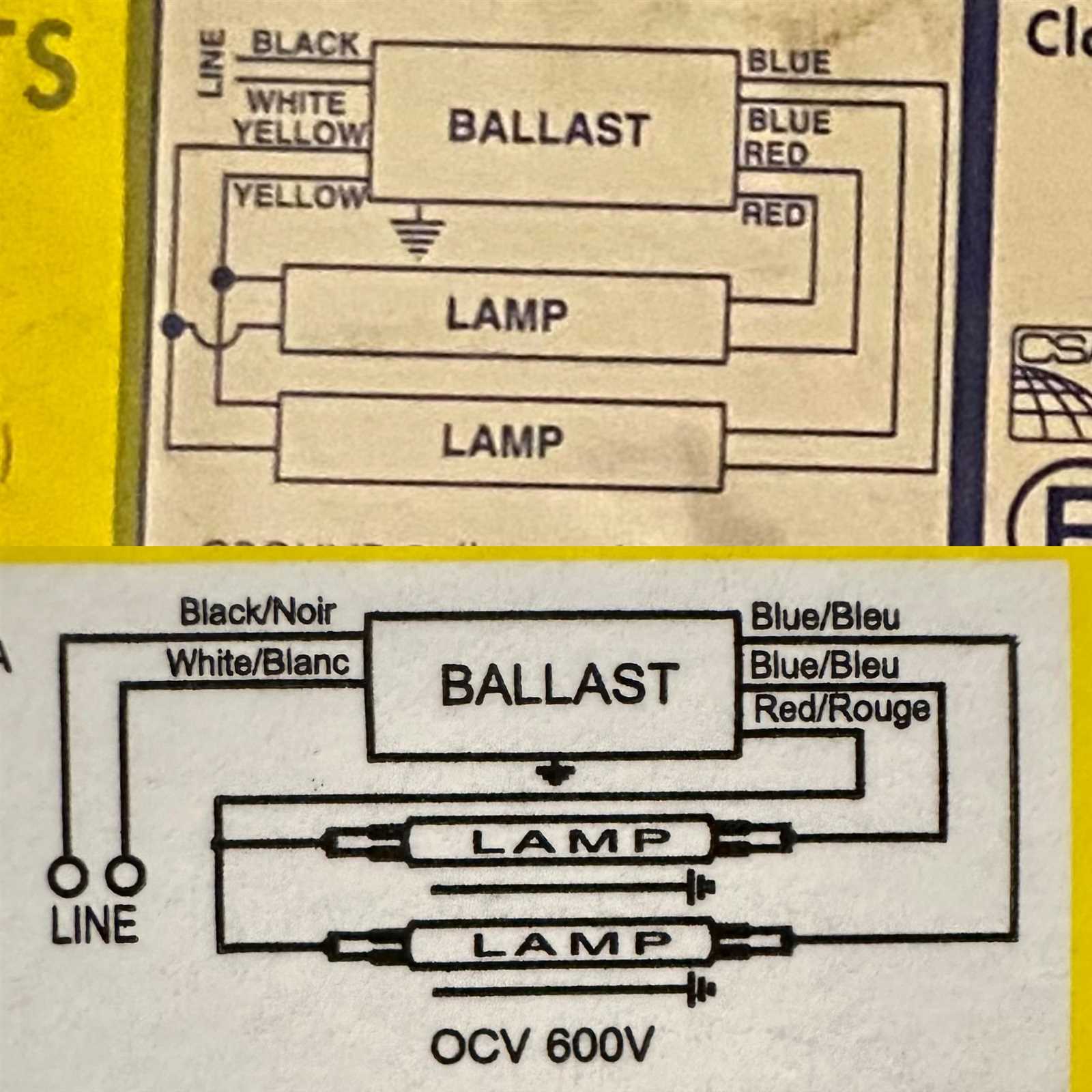 t8 4 lamp ballast wiring diagram