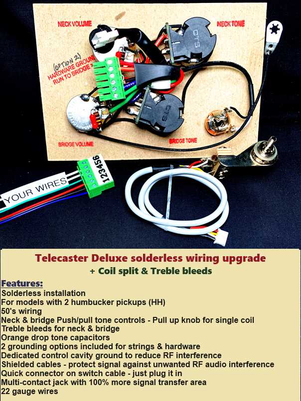 telecaster deluxe wiring diagram