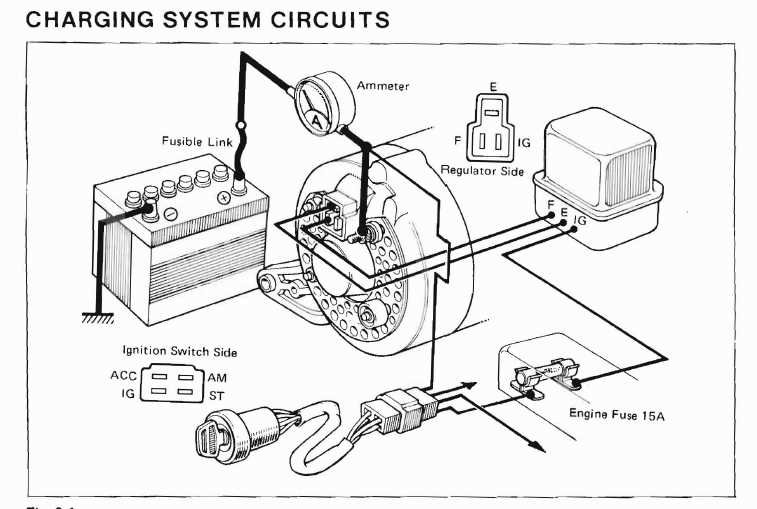 toyota 3 pin alternator wiring diagram