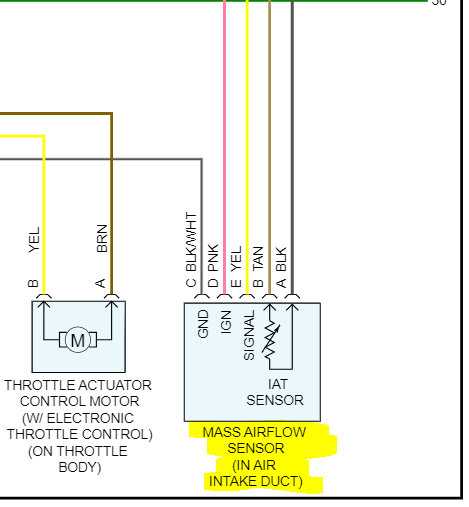 toyota 5 wire mass air flow sensor wiring diagram