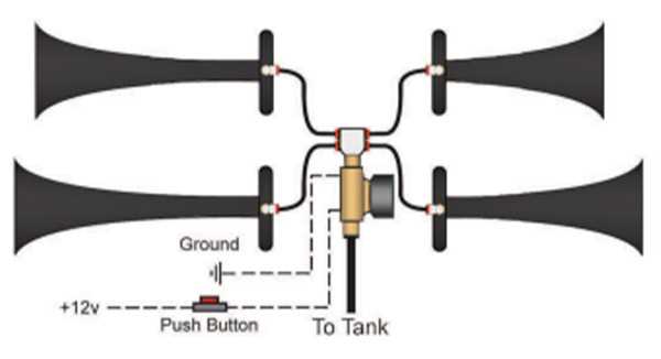 train horn wiring diagram