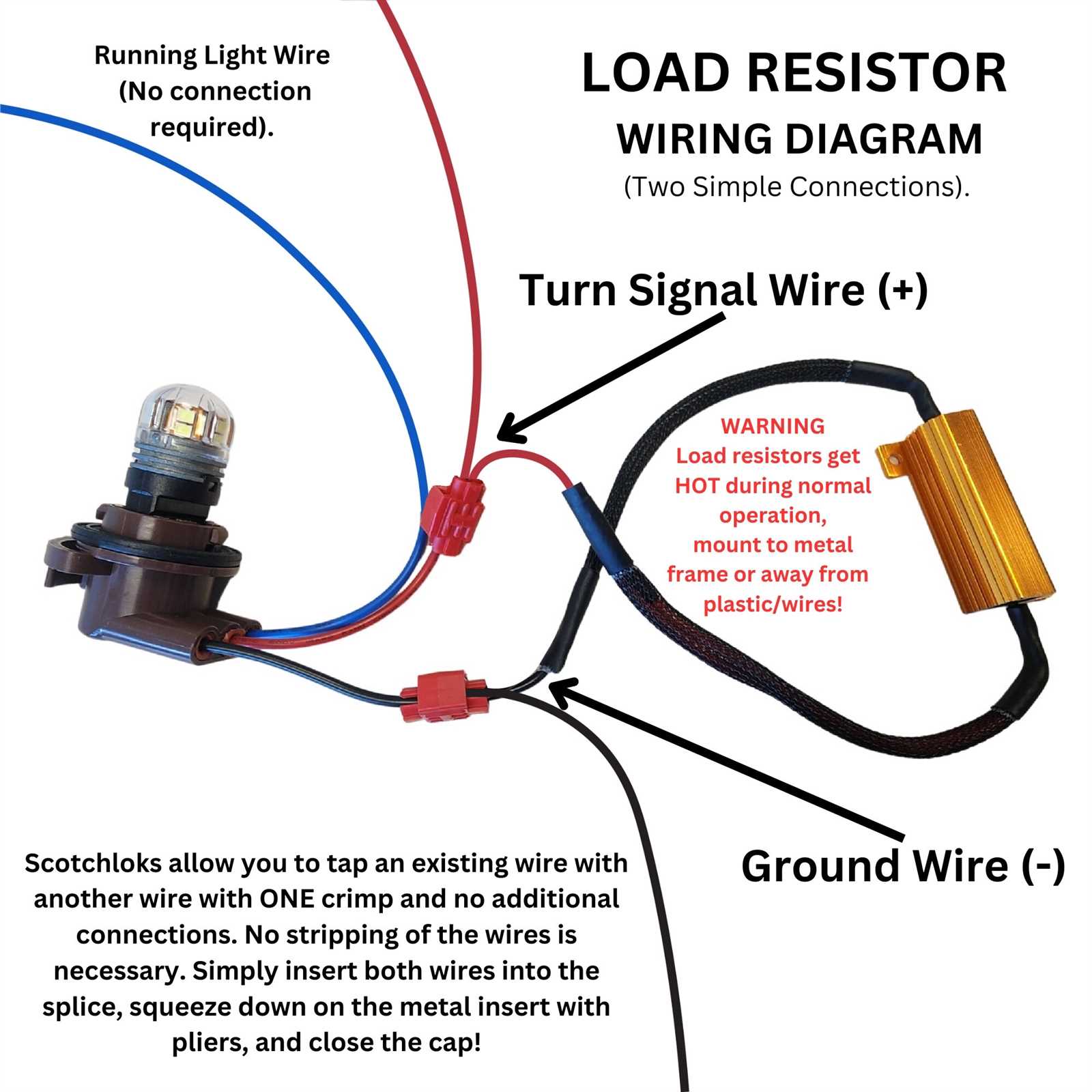 turn signal led load resistor wiring diagram