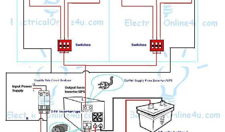 ups system wiring diagram