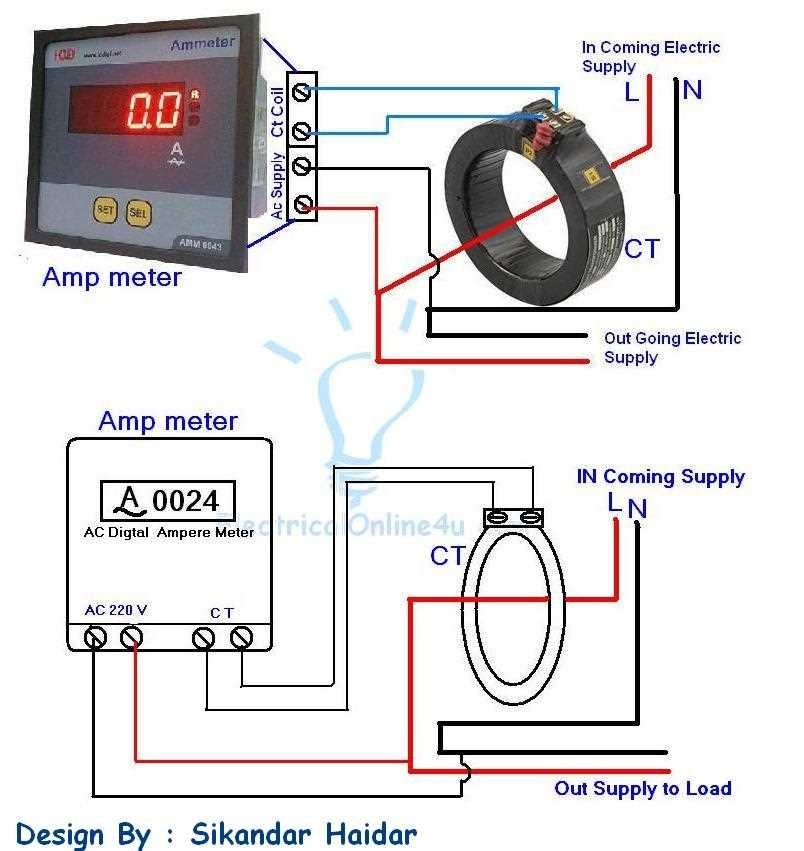 voltage meter wiring diagram