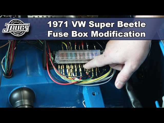 vw beetle wiring diagram 1970