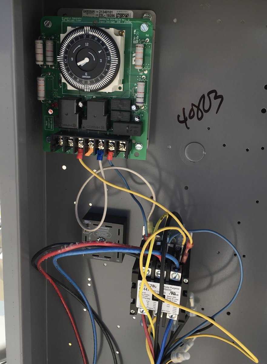 walk in freezer wiring diagram