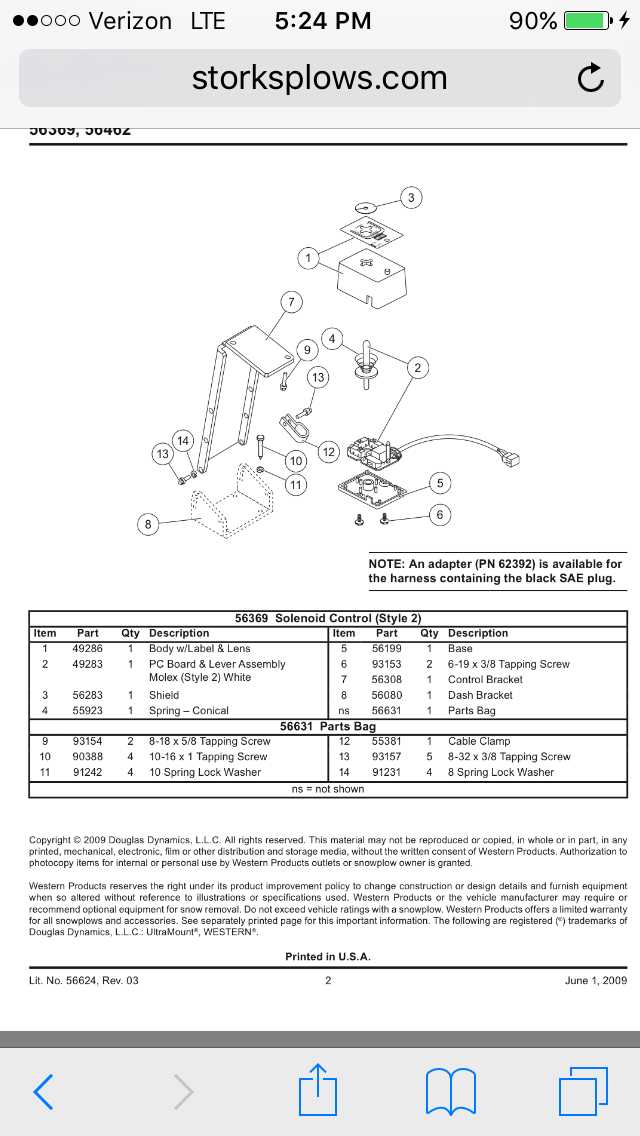 western ultramount wiring diagram