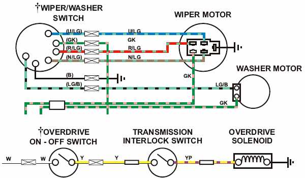 wiper motor wiring diagram