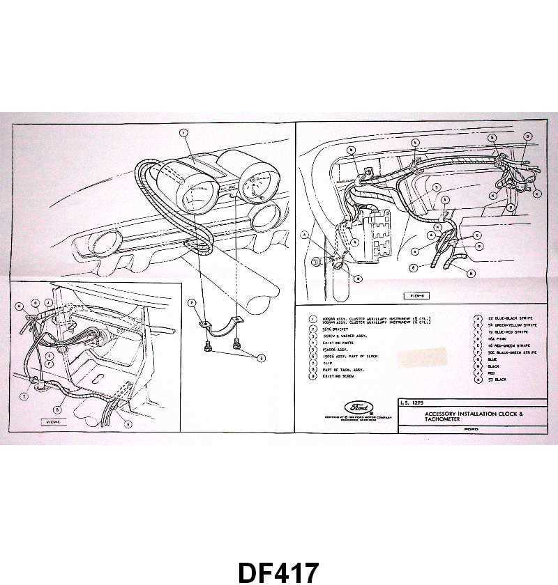 wiring diagram 1966 mustang