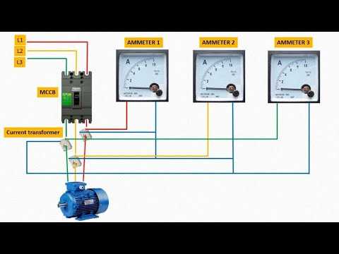 wiring diagram ampere meter