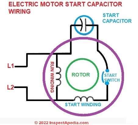 wiring diagram capacitor