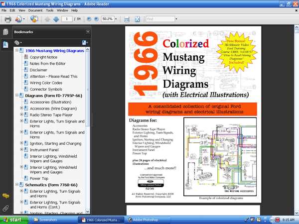 wiring diagram for 1966 mustang