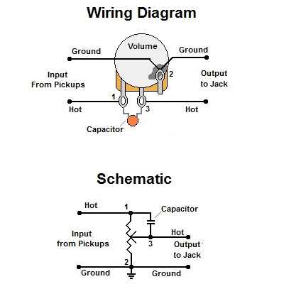 wiring diagram for a capacitor