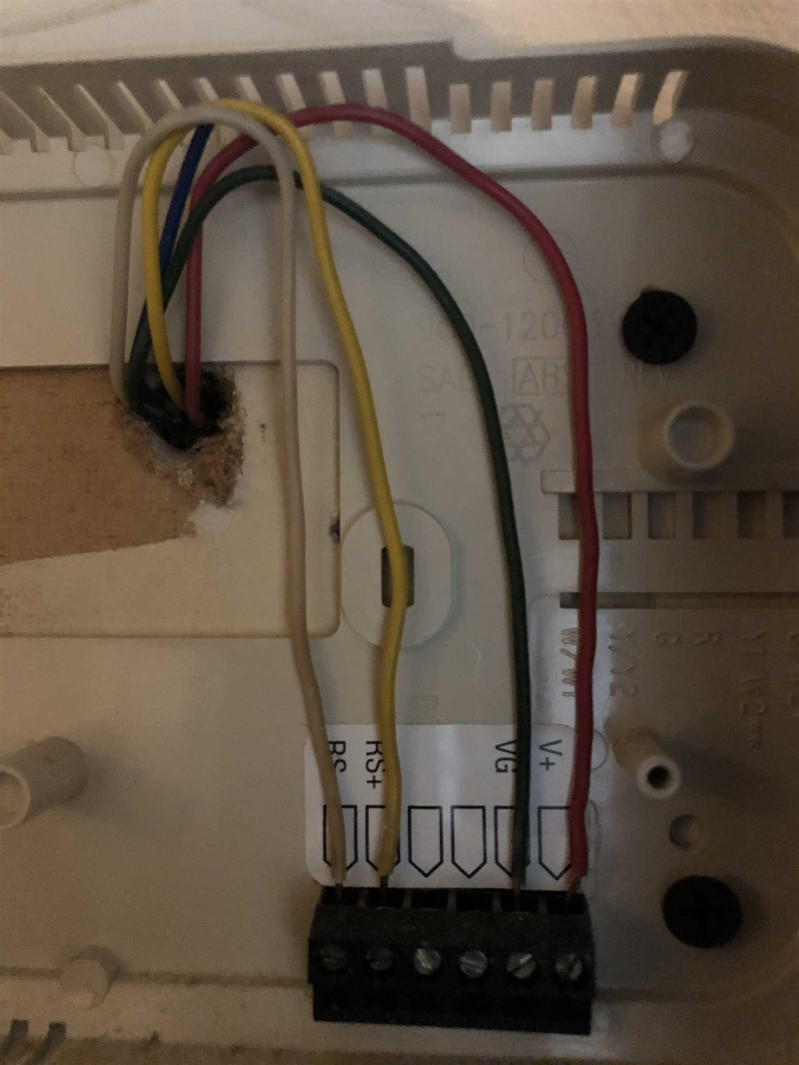 wiring diagram for carrier thermostat