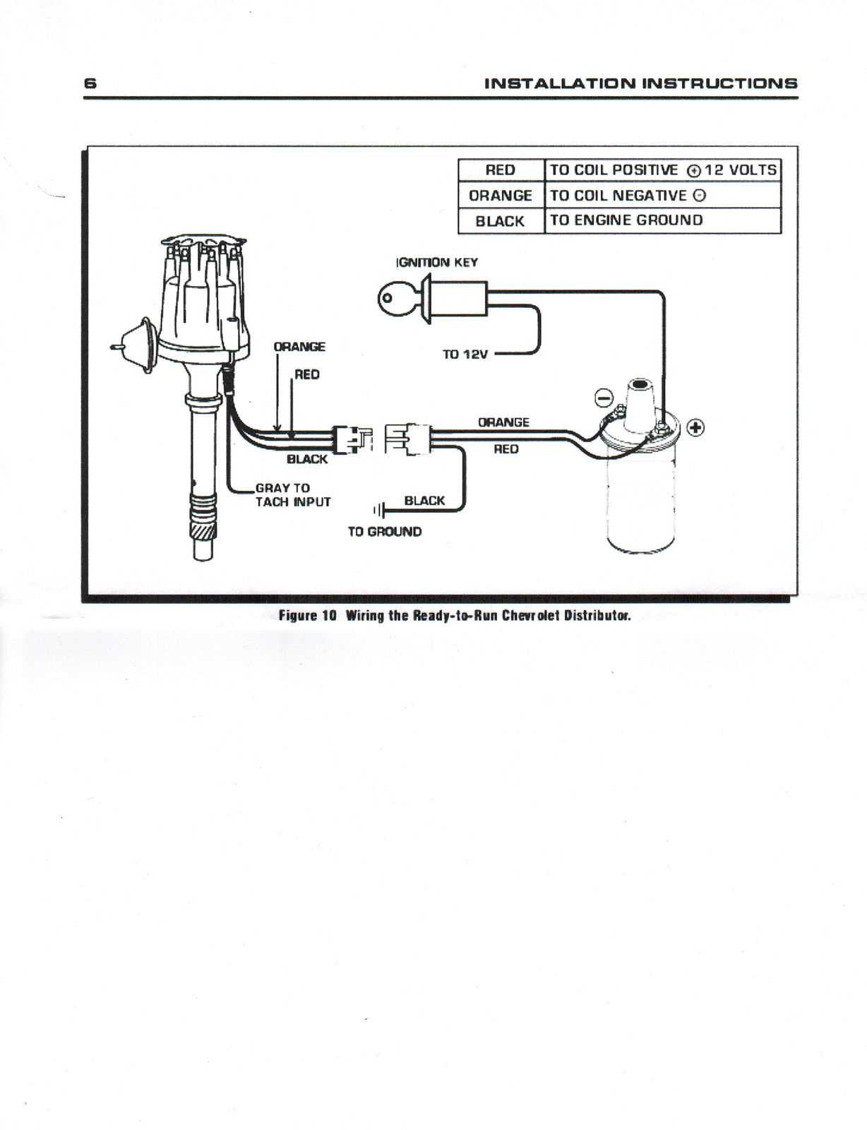 wiring diagram for chevy hei distributor