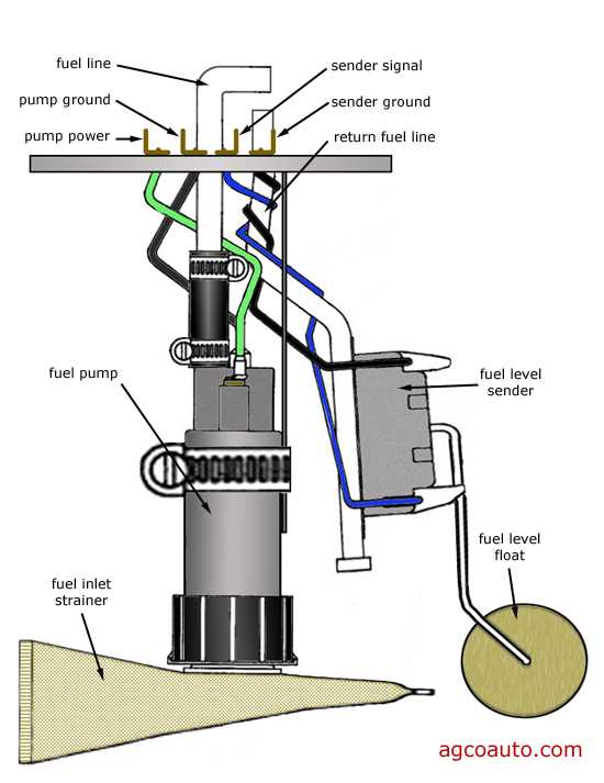 wiring diagram for electric fuel pump