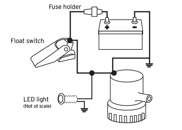 wiring diagram for float switch