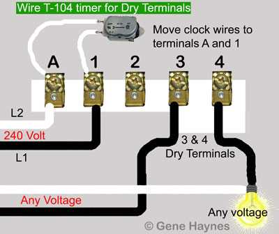 wiring diagram for intermatic timer