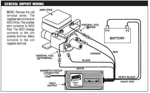 wiring diagram for msd distributor