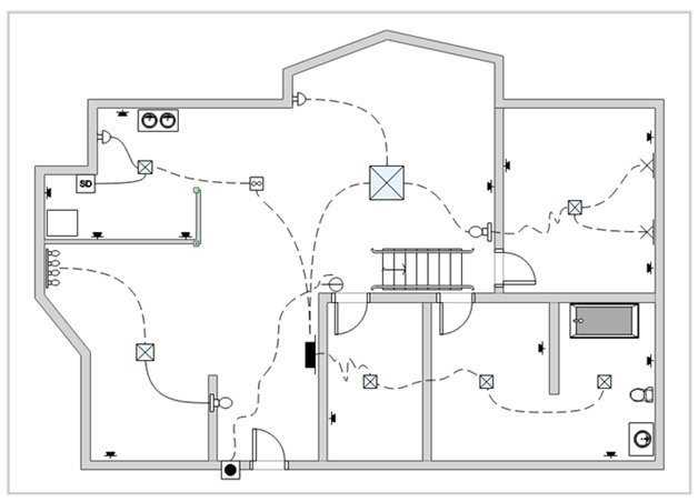 wiring diagram house lights