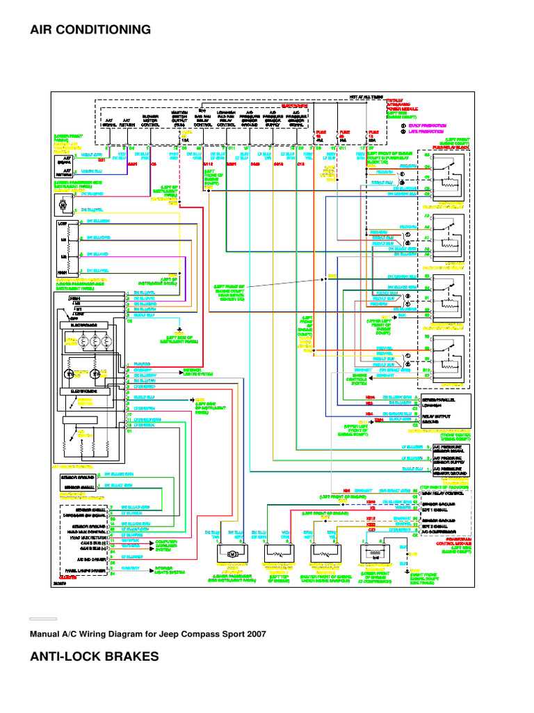 wiring diagrams for 2018 jeep compass radion