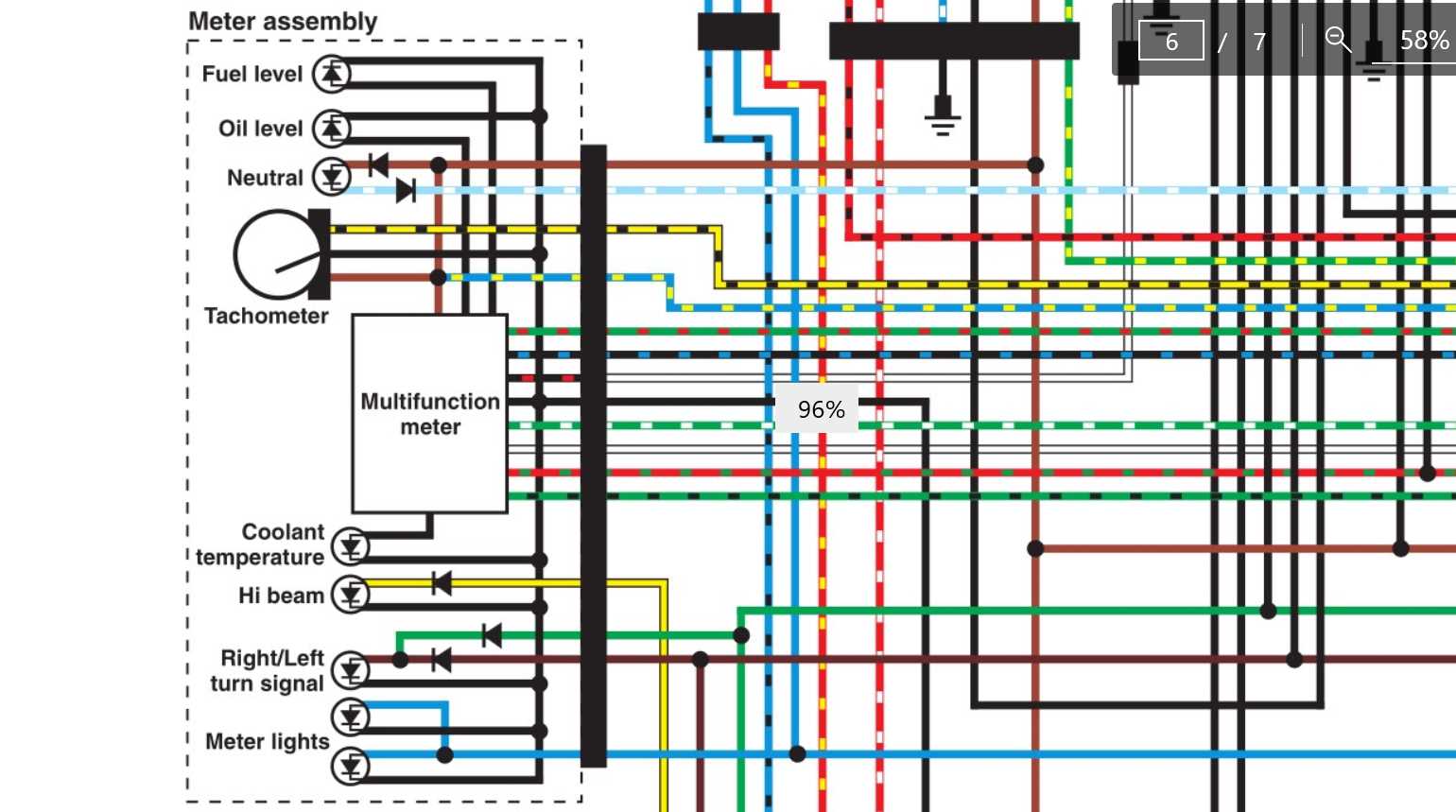 yamaha multifunction gauge wiring diagram